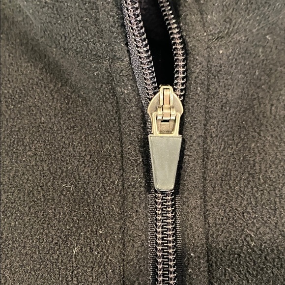 Lands End Jacket Fleece Cabincore Hiking Outdoors Fall Winter Black Size 14-16 - Picture 6 of 13